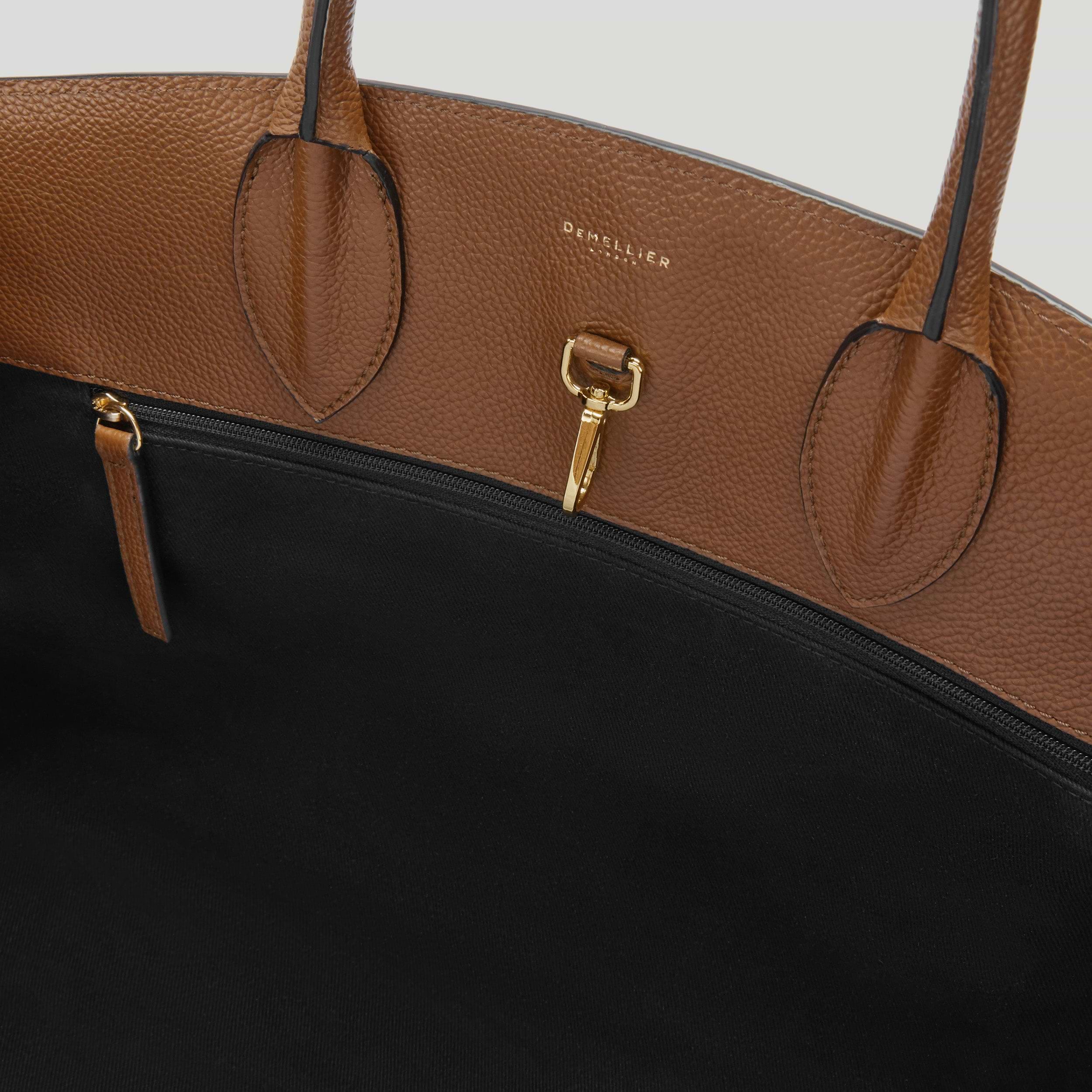 【最終】DEMELLIER デメリエー　The Hudson Dark Sand The Hudson | Dark Sand Small Grain | Demellier