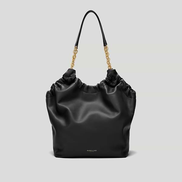 The Miami shoulder bag smooth leather black 1