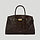 The Midi Hudson Large Chocolate croc effect 1