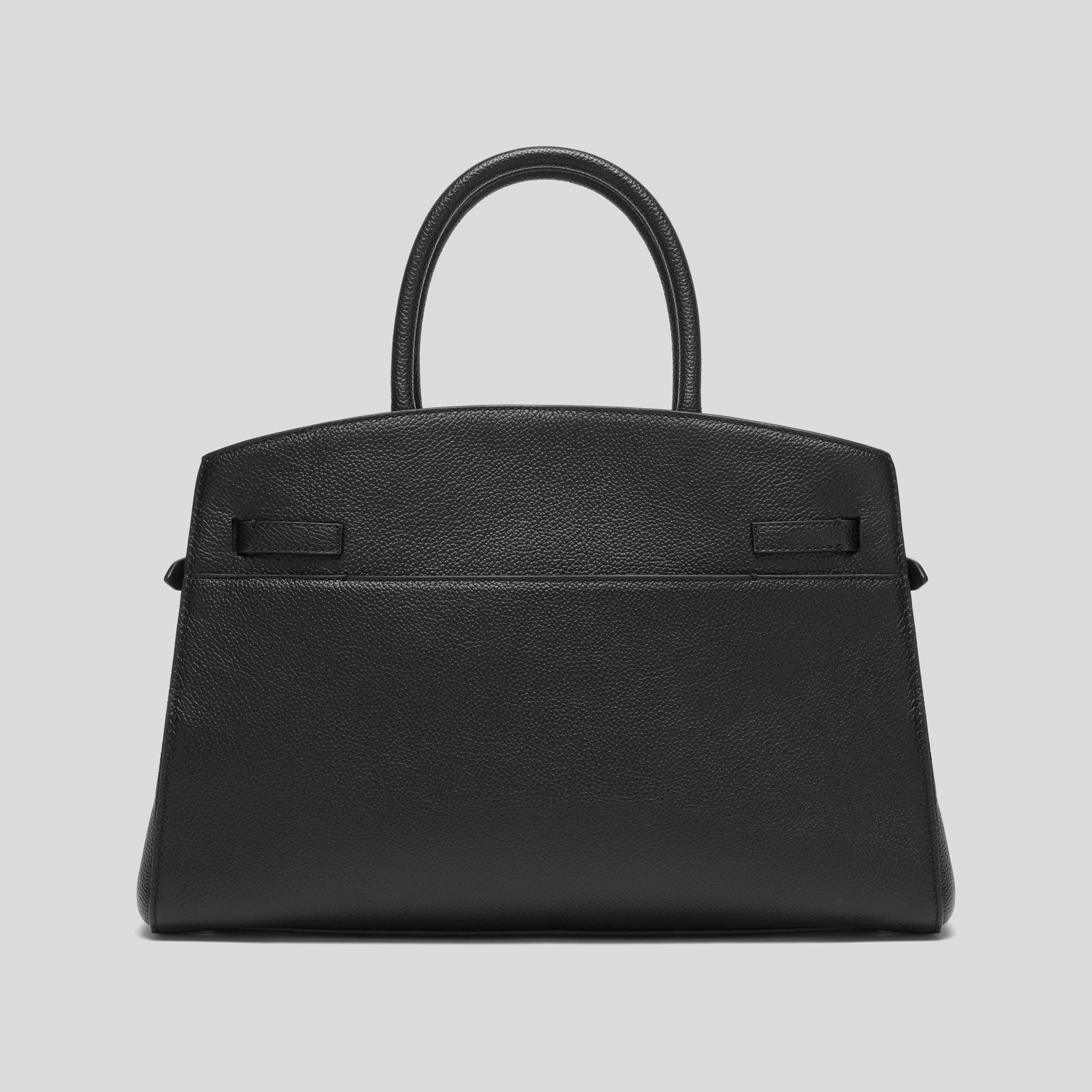 The Midi Hudson | Black Small Grain | DeMellier