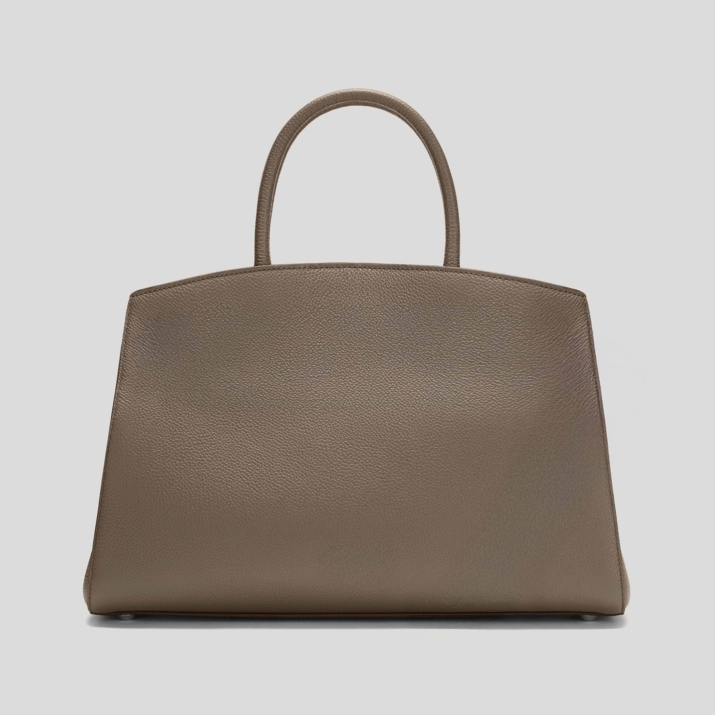 バッグ DEMELLIER LONDON The Midi Hudson The Midi Hudson | Dark Taupe Small Grain | DeMellier