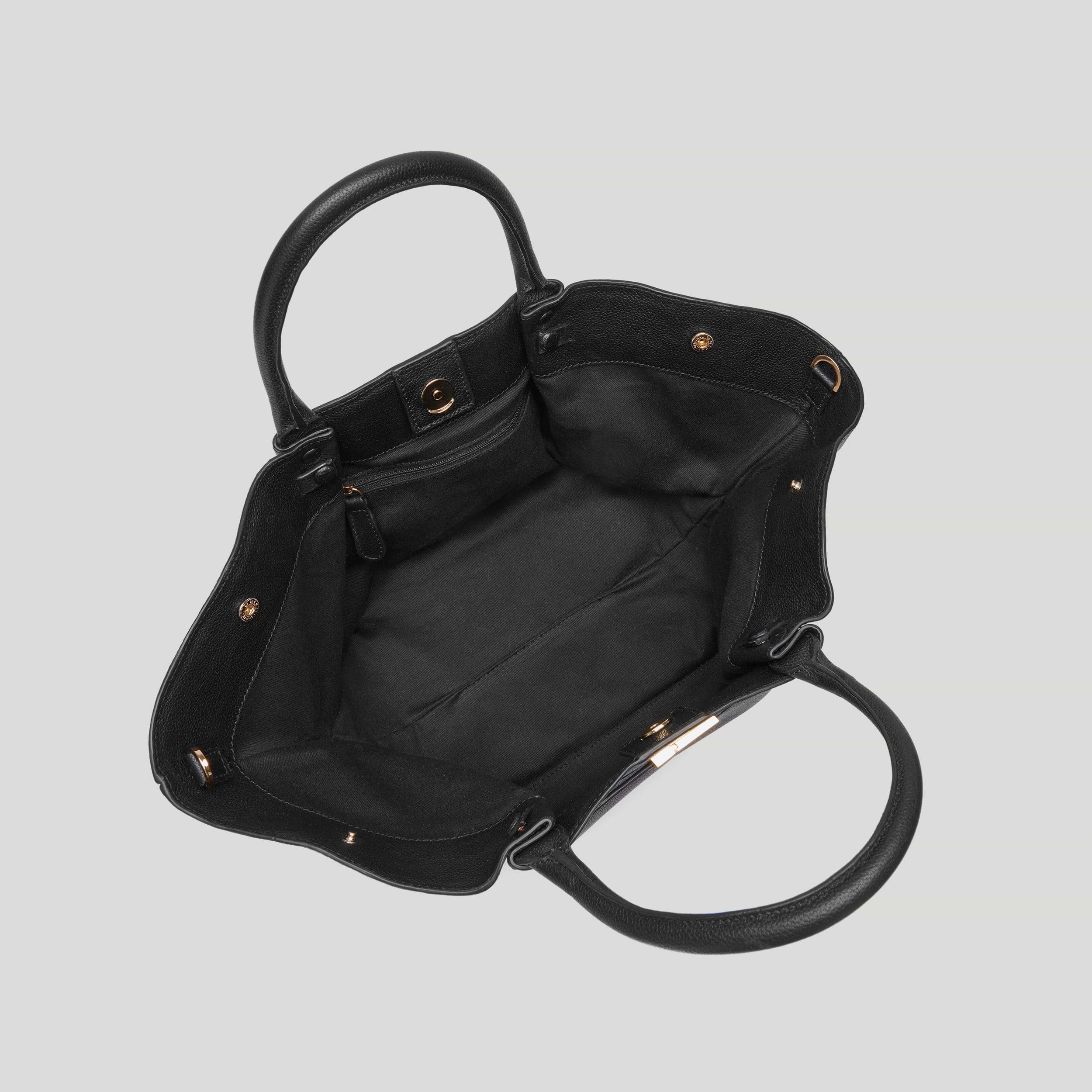 The Midi New York | Black Small Grain | DeMellier