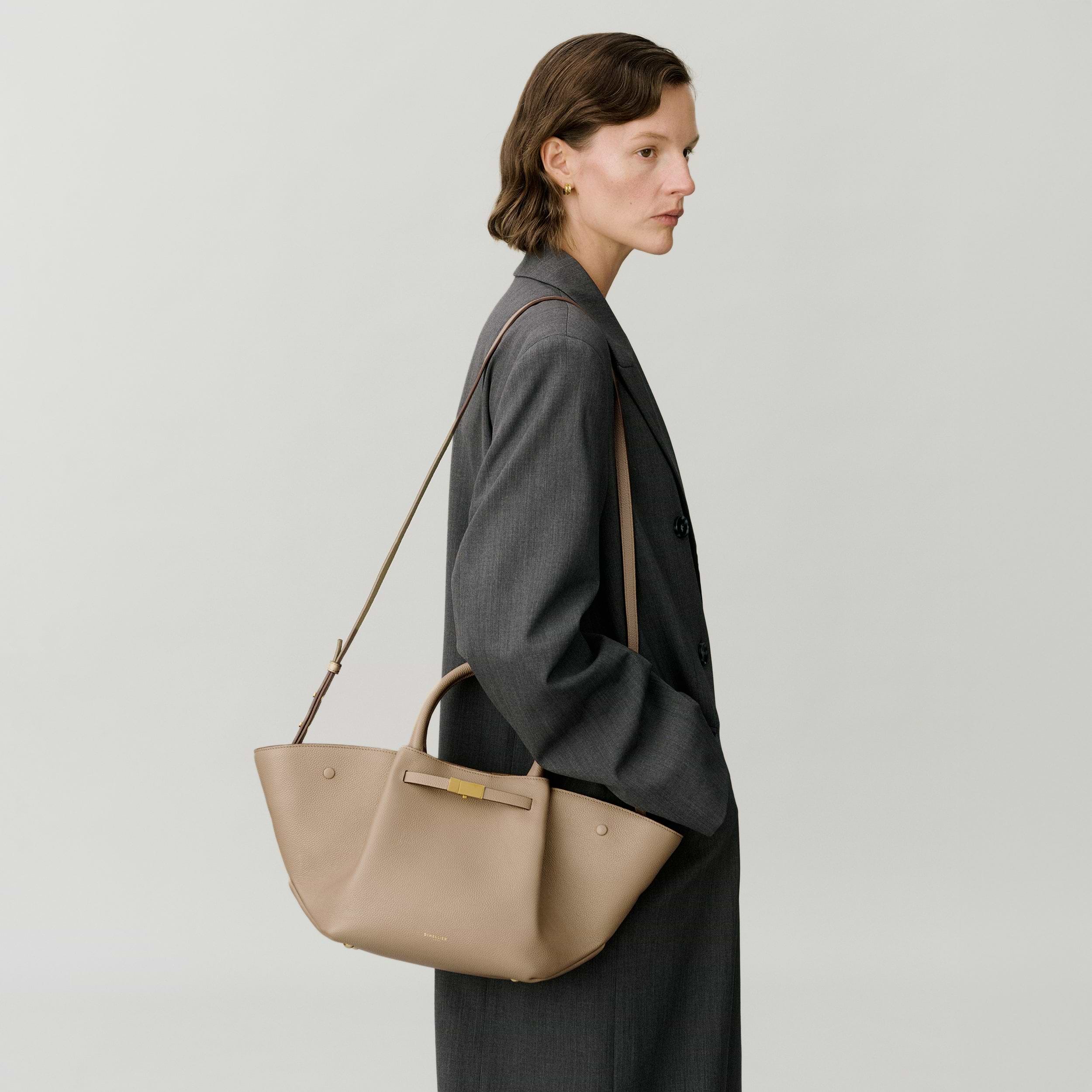 The Midi New York | Dark Sand Small Grain | Demellier