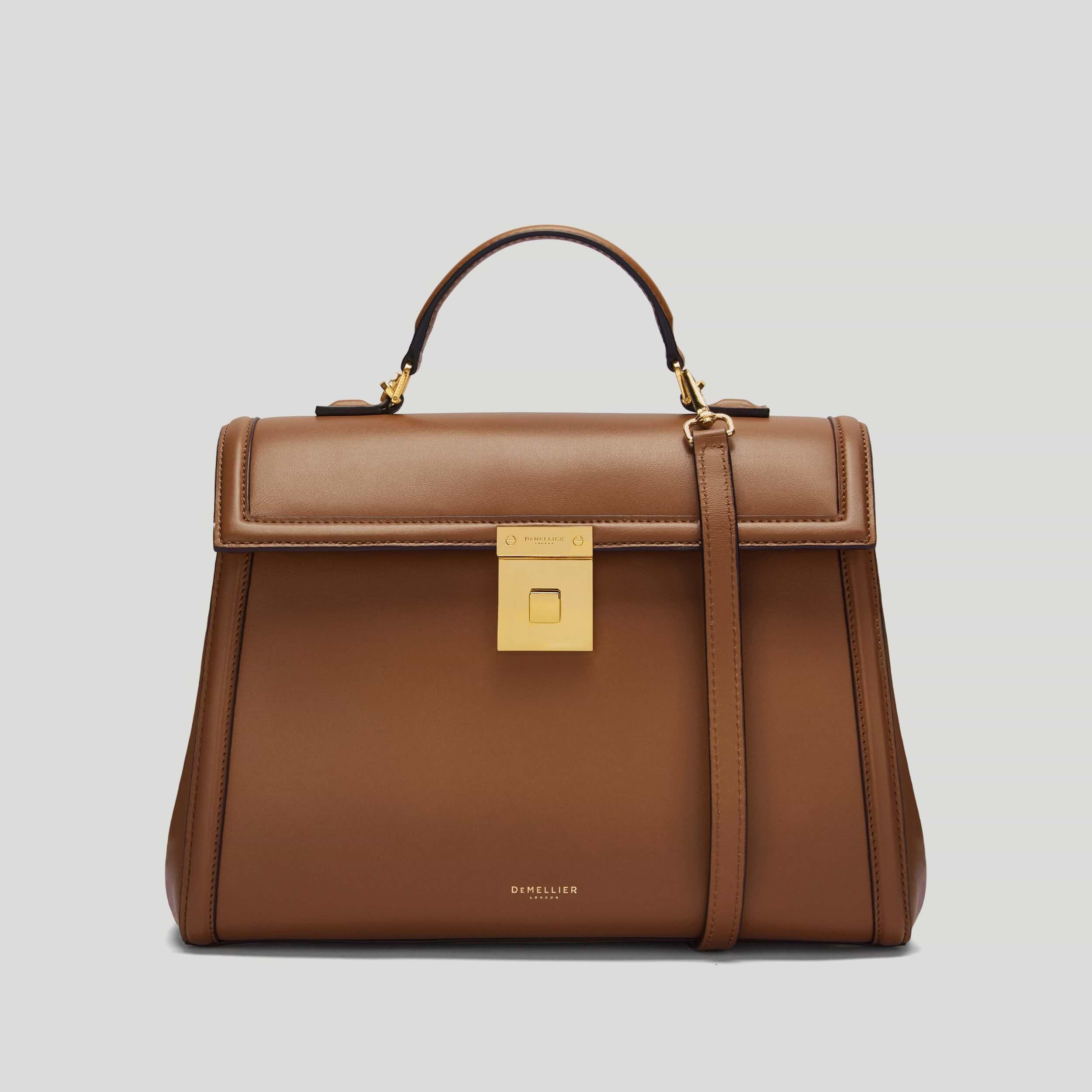 【DEMELLIER】The Midi Paris ハンドバッグ The Midi Paris | Tan Suave | DeMellier
