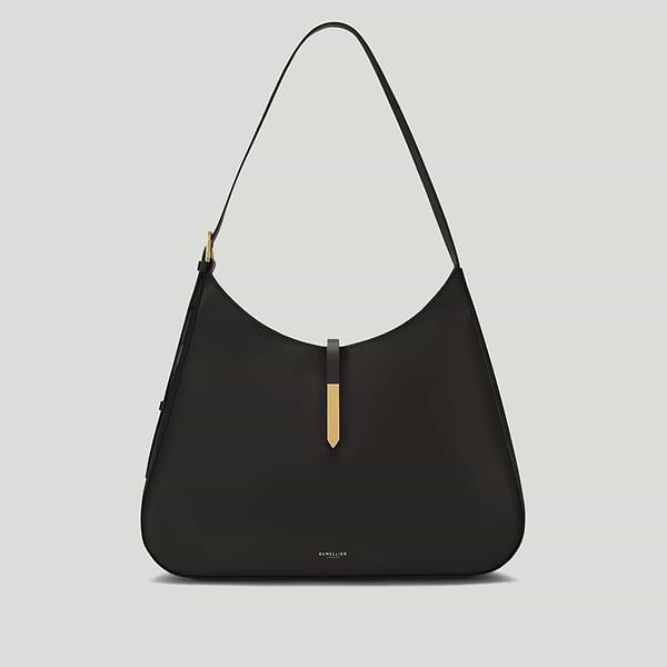 The Midi Tokyo Shoulder Bag Black Smooth 1