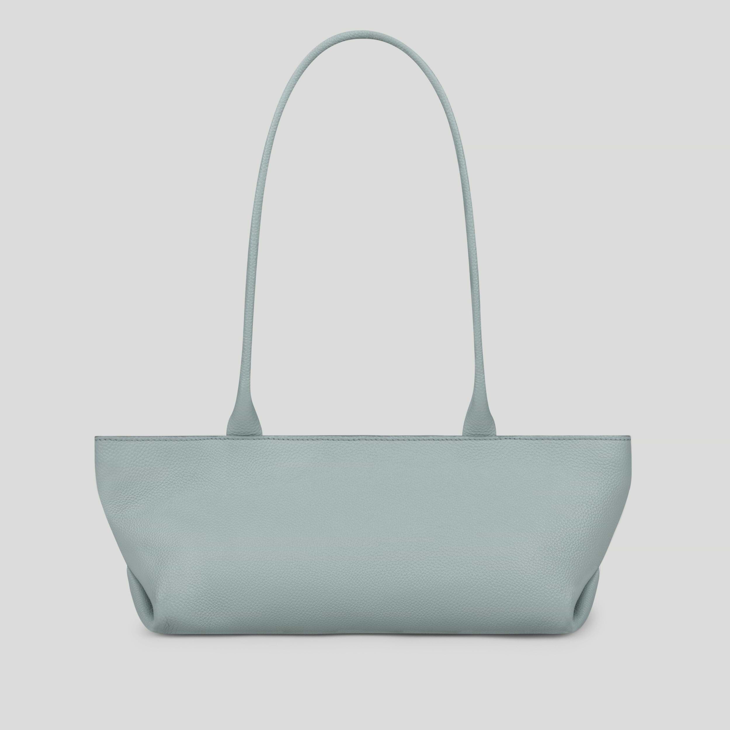 The New York Shoulder | Pacific Blue Small Grain | DeMellier