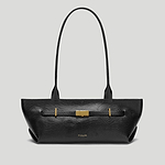 The New York Shoulder bag black lizard effect 1