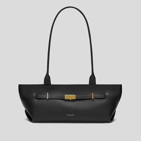 The New York Shoulder bag black small grain 1