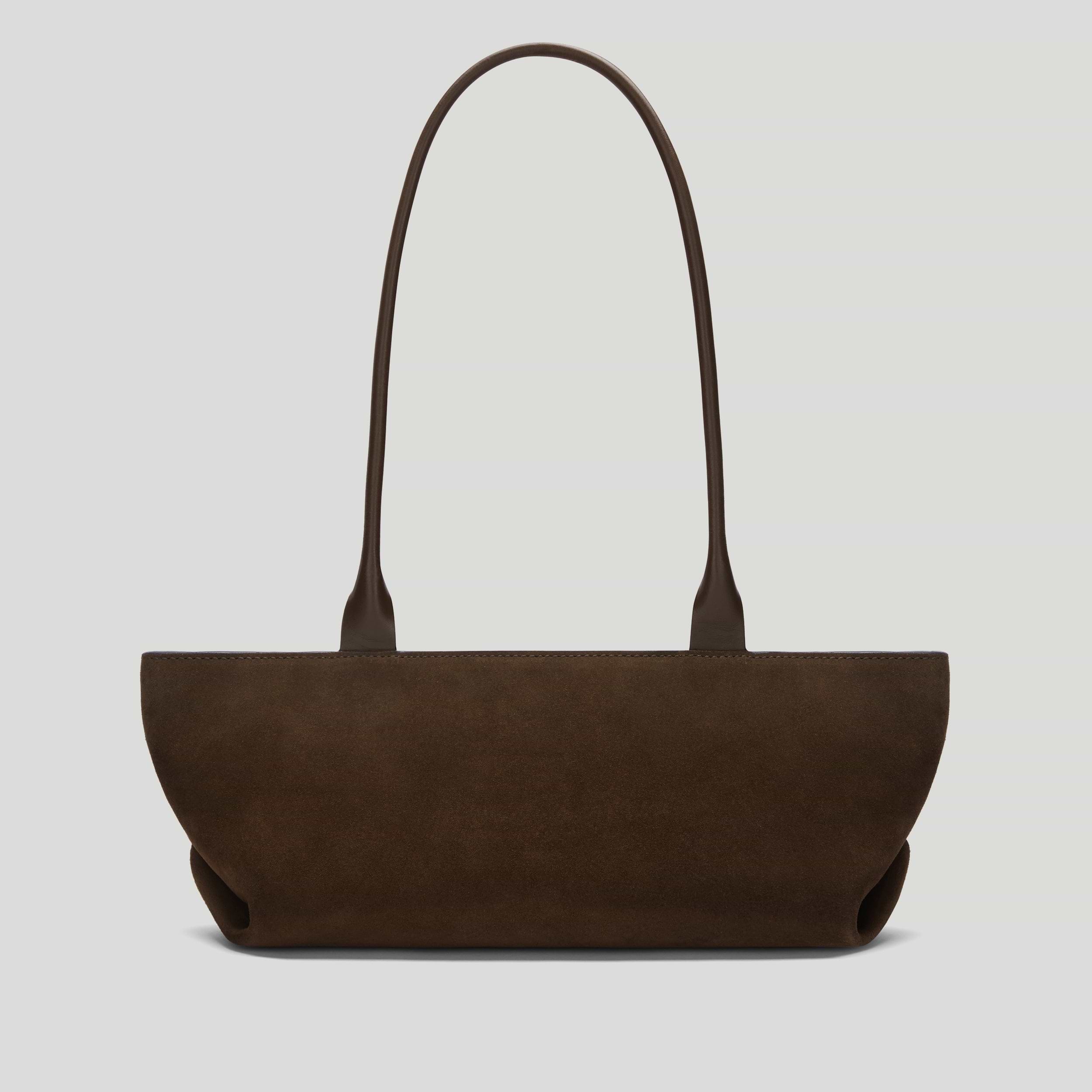 The New York Shoulder | Mocha Suede & Mocha Smooth | DeMellier