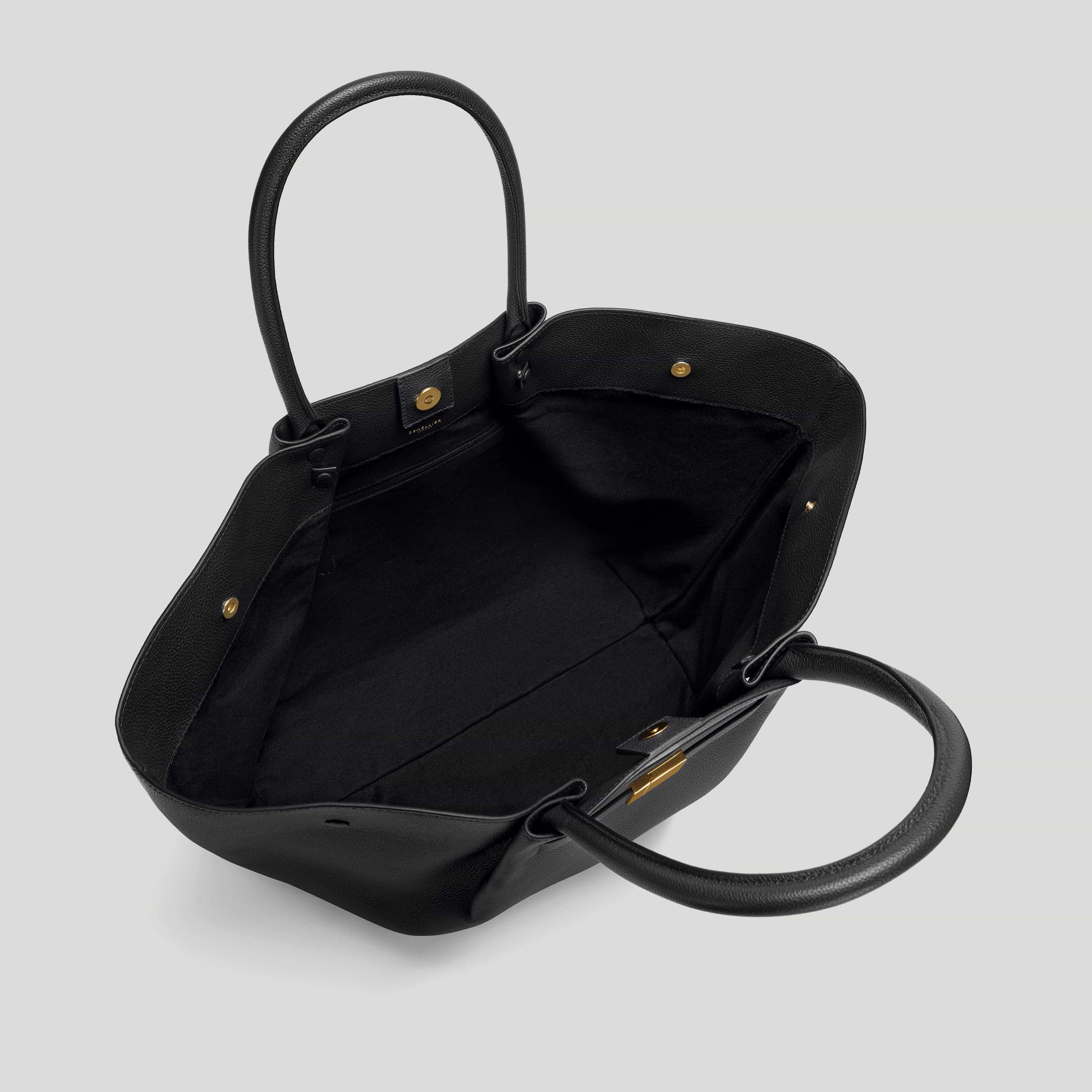 The New York | Black Small Grain | DeMellier