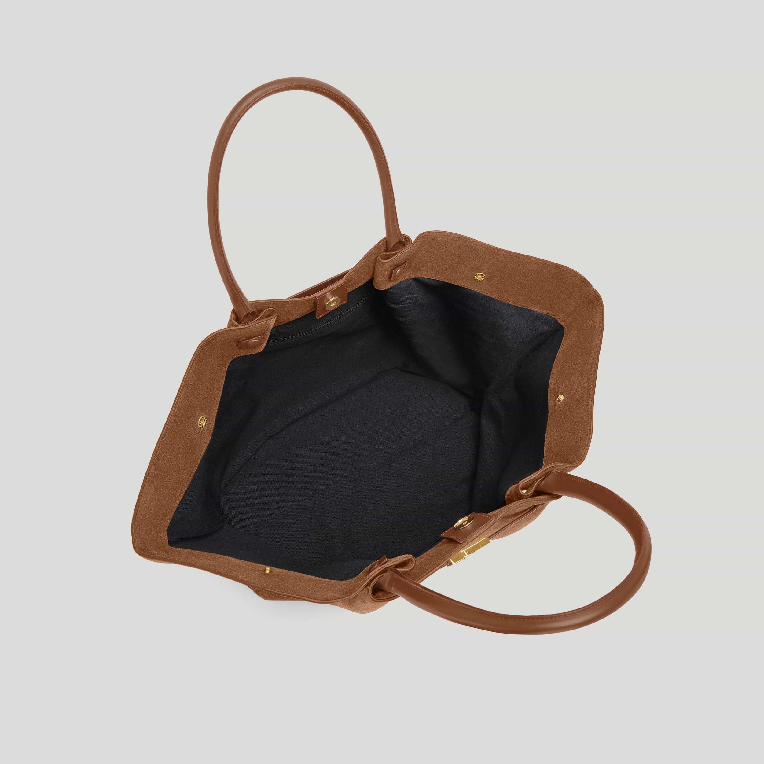 The New York | Deep Tan Suede & Tan Smooth | DeMellier