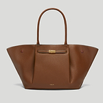 The New York work bag tan ecru stitch 1