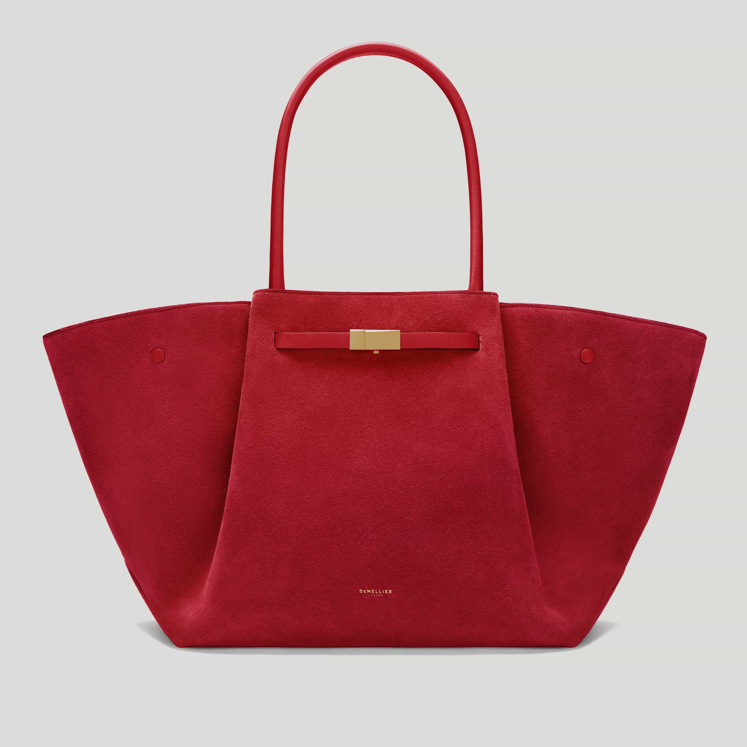 【keishi】極美品 DEMELLIER デメリエー NEWYORK The New York | Berry Red Suede | DeMellier