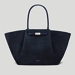 The New York work bag work bag blue suede 1