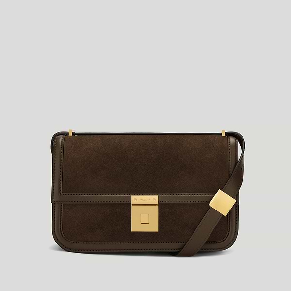 The Paris Cross Body Mocha Suede 1