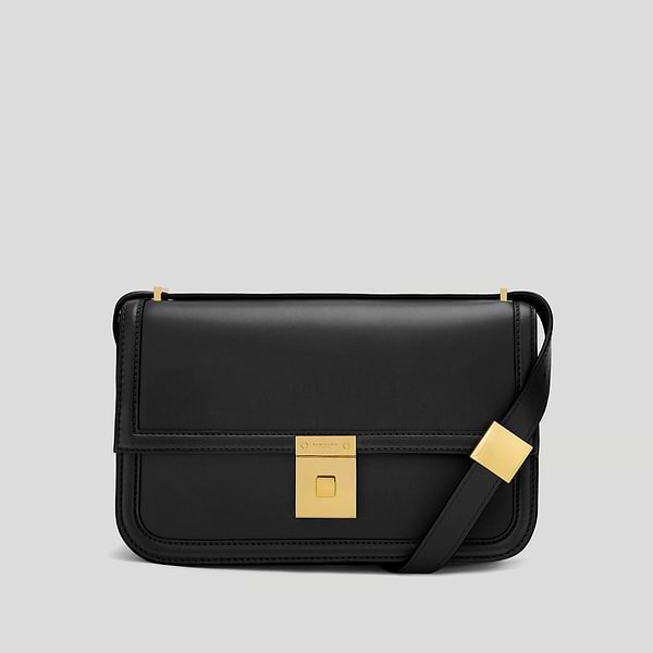 The Paris crossbody bag black smooth 1_6a077e09 d6f7 4dd8 bd79 fa2be29d72d0