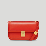 The Paris crossbody poppy red smooth 1