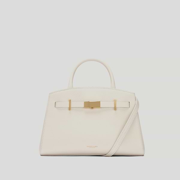 The Small Hudson crossbody bag chalk small grain 1