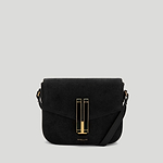 The Small Vancouver black suede enamel 1