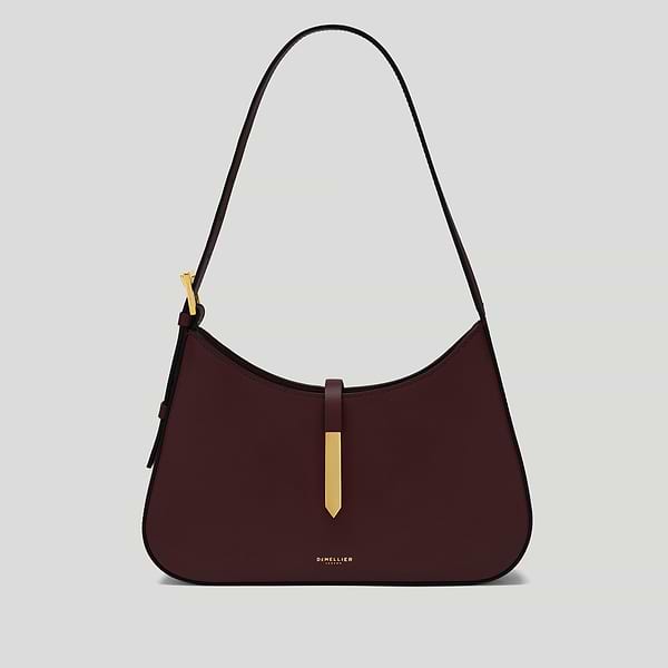 The Tokyo shoulder bag burgundy smooth 1
