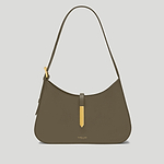 The Tokyo shoulder bag olive smooth 1