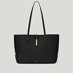 The Tokyo tote bag black small grain ecru stitching 1_8a2eb5ec 8e63 4060 87b8 64aad8dd93c6