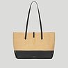 The Tokyo tote bag warm raffia 1