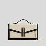 The Vancouver Clutch_Canvas_Black Smooth_1