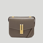 The Vancouver bag off dark taupe small grain 1