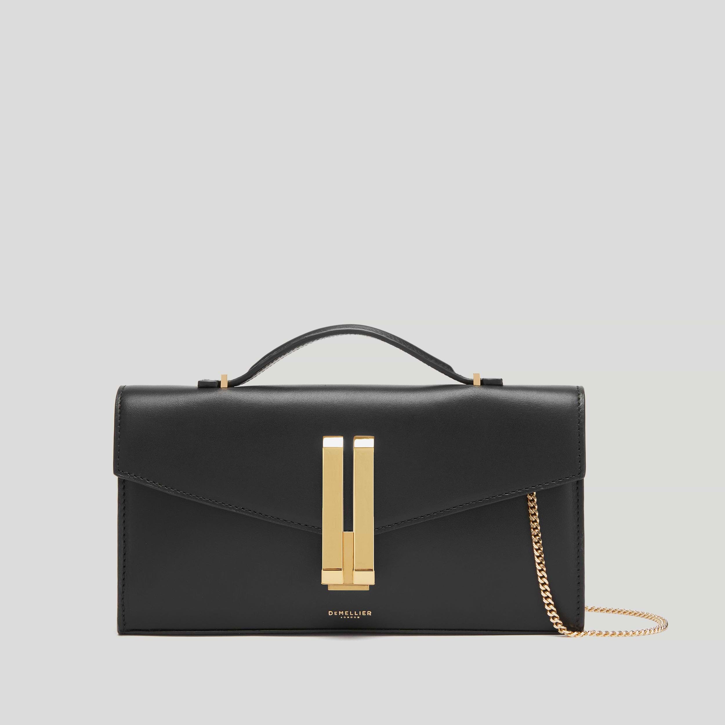 The Vancouver Clutch | Black Smooth | DeMellier