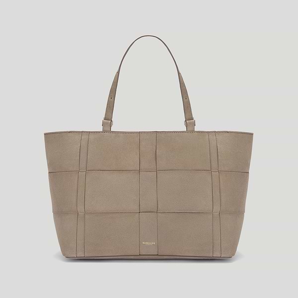 The florence tote bag light taupe suede 1_1