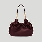 The midi miami shoulder bag burgundy smooth 1
