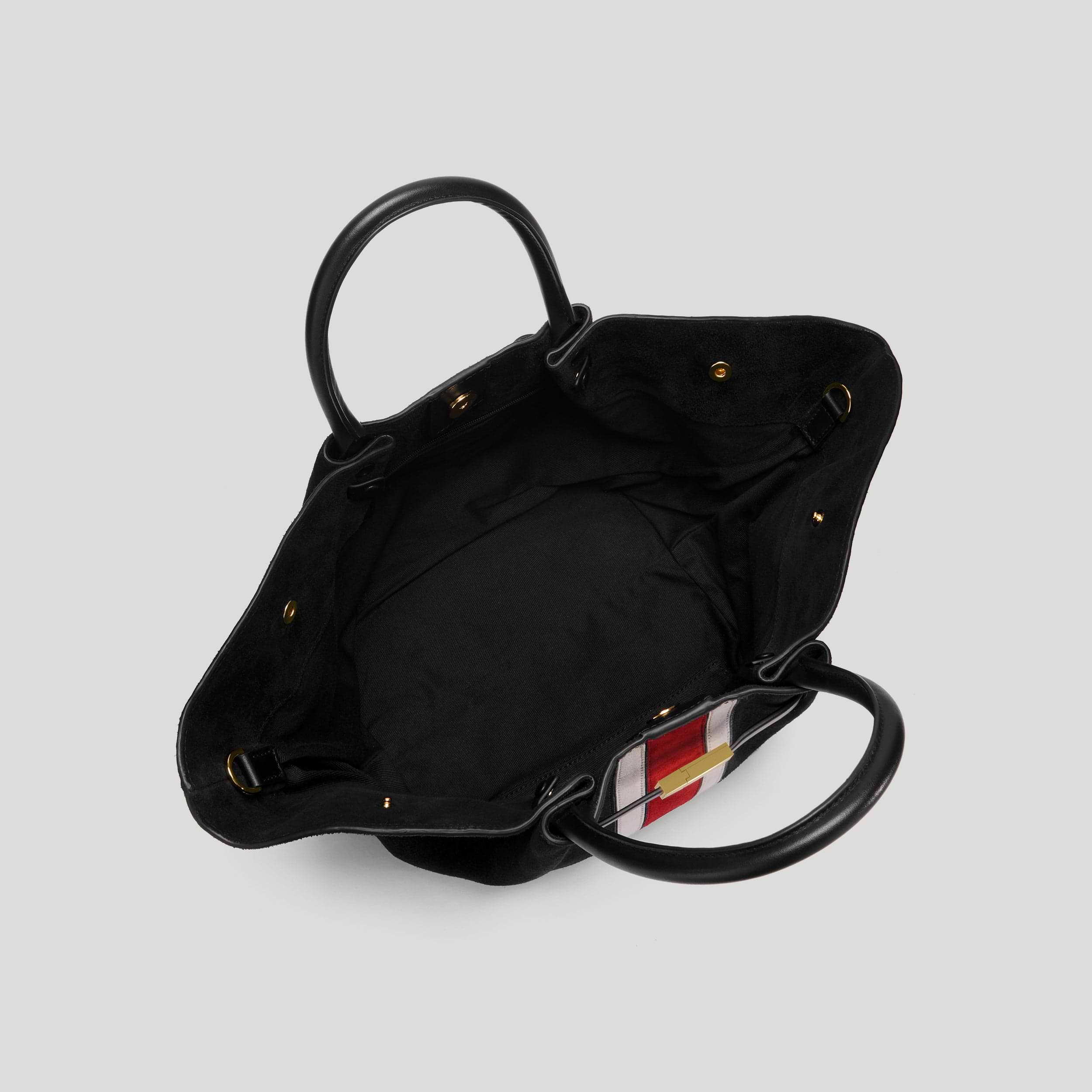The Midi New York | Black Suede & Berry Suede | DeMellier