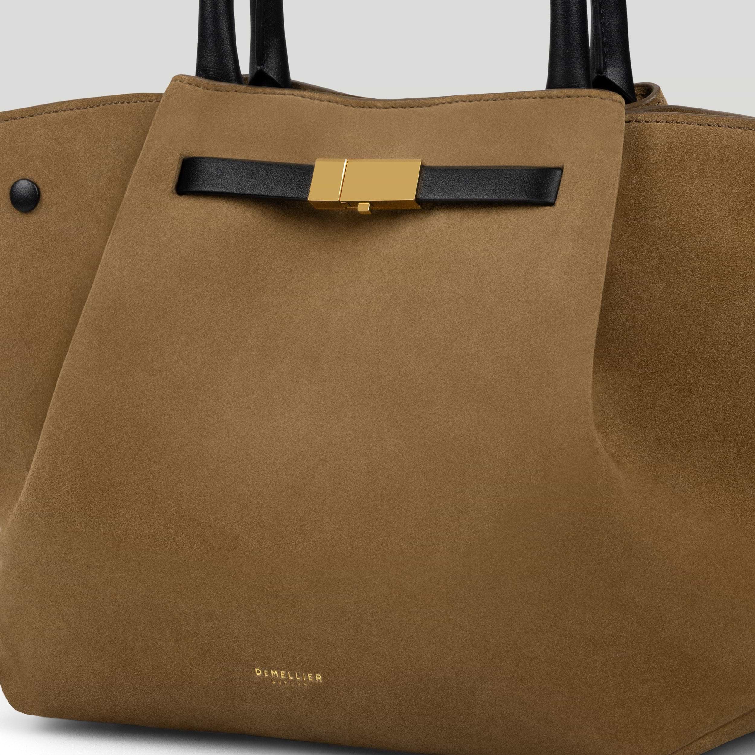 The Midi New York | Tobacco Suede & Black Smooth | DeMellier
