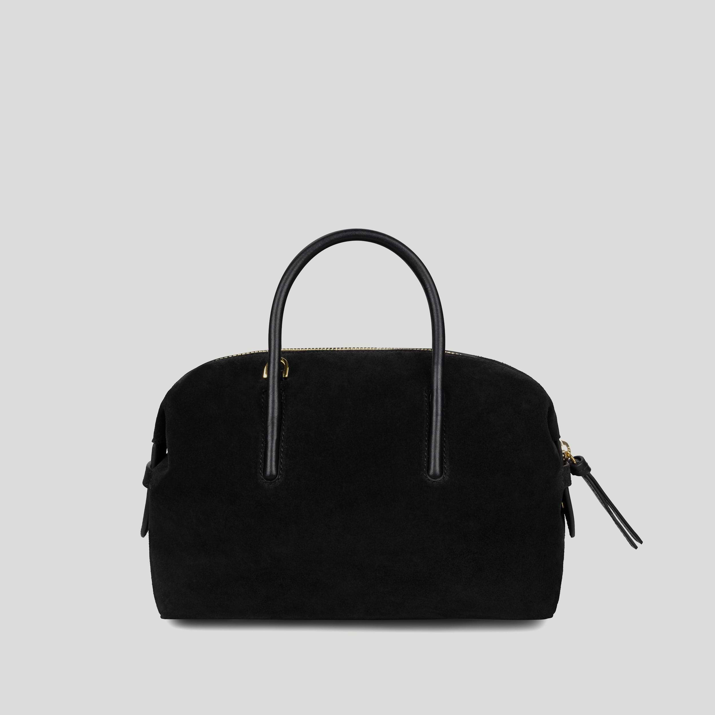 The Small Stockholm | Black Suede & Berry Suede | DeMellier