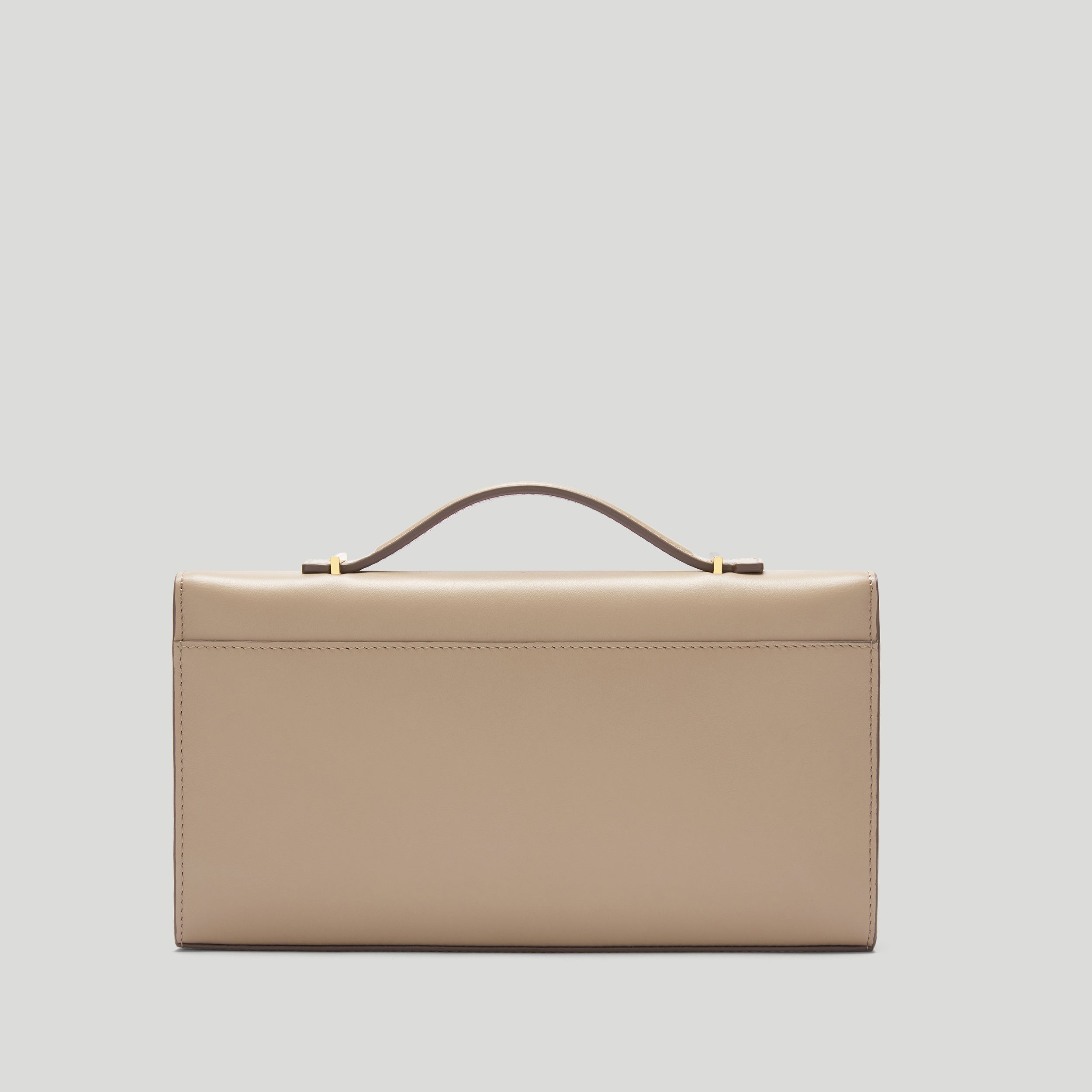 The Vancouver Clutch | Dark Sand Smooth | Demellier