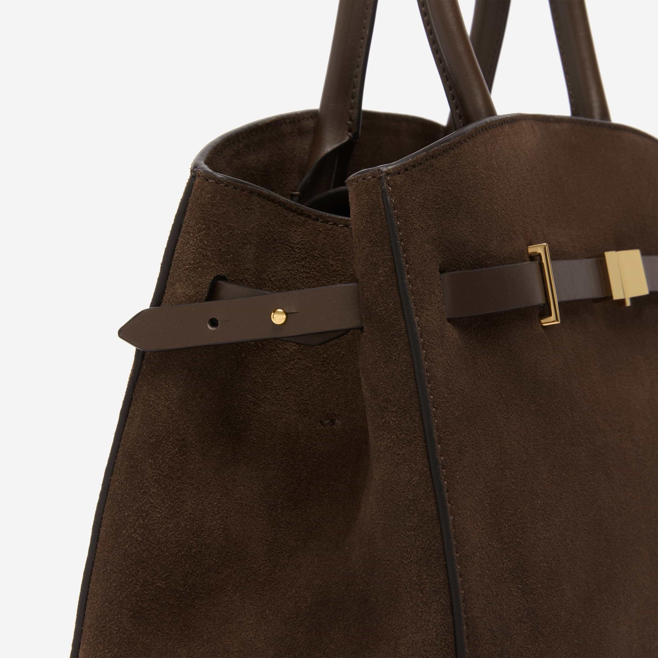 MOLLINI Rayvn Suede Handbag (Mocha)