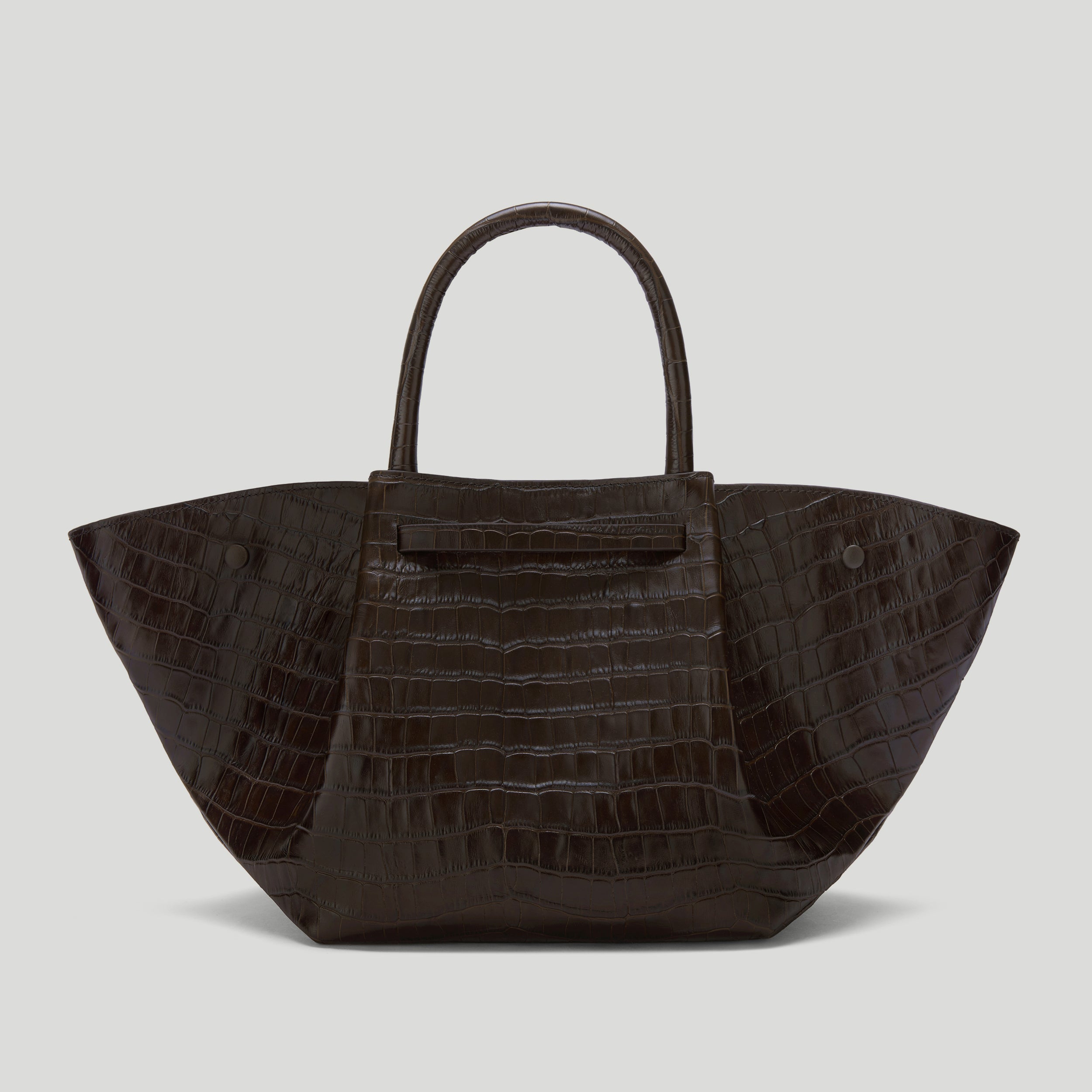 激レア✨DEMELLER 2way ショルダーバッグ ミディ ニューヨーク 美品 The Midi New York | Dark Chocolate Croc-Effect | DeMellier