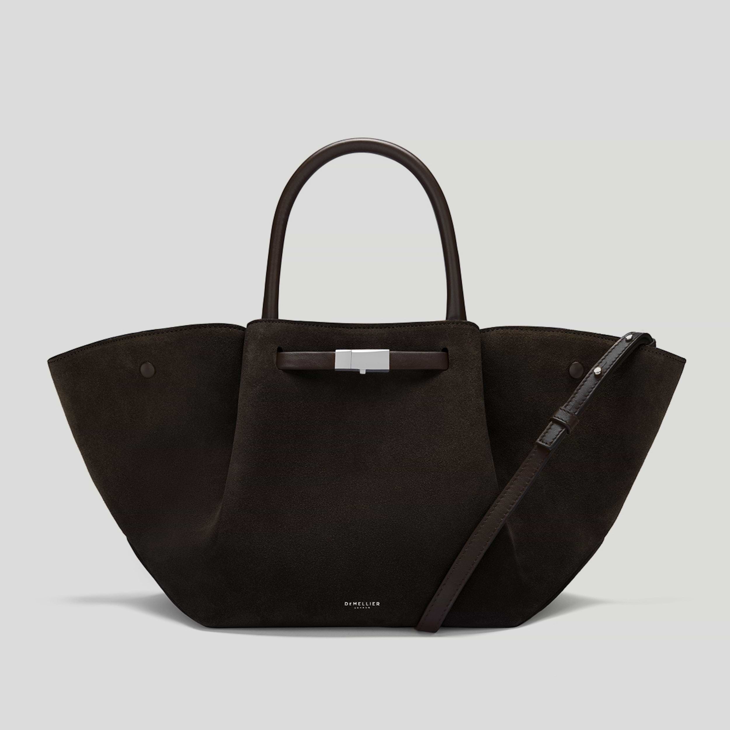 The Midi New York | Dark Chocolate Suede | DeMellier