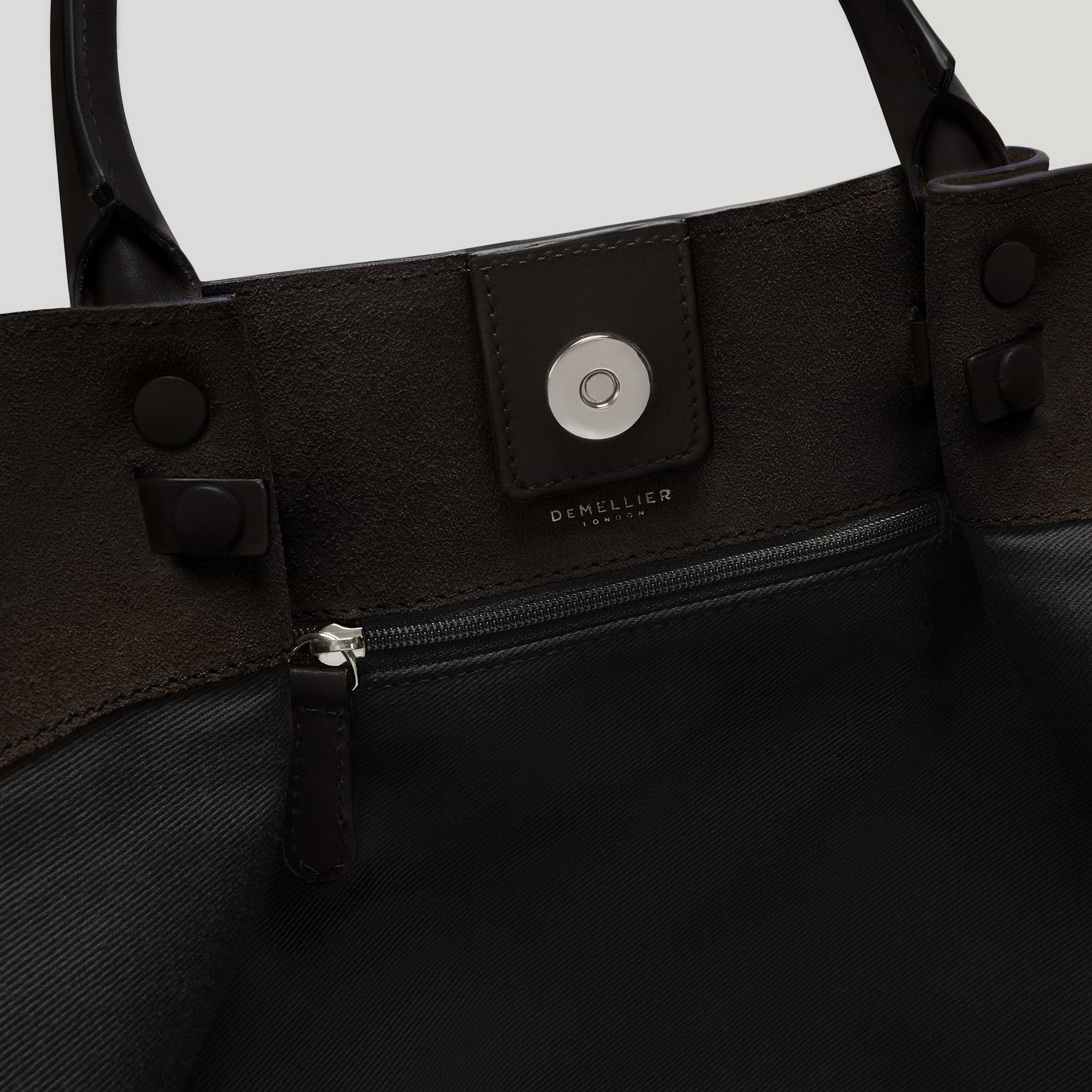 The Midi New York | Dark Chocolate Suede | DeMellier