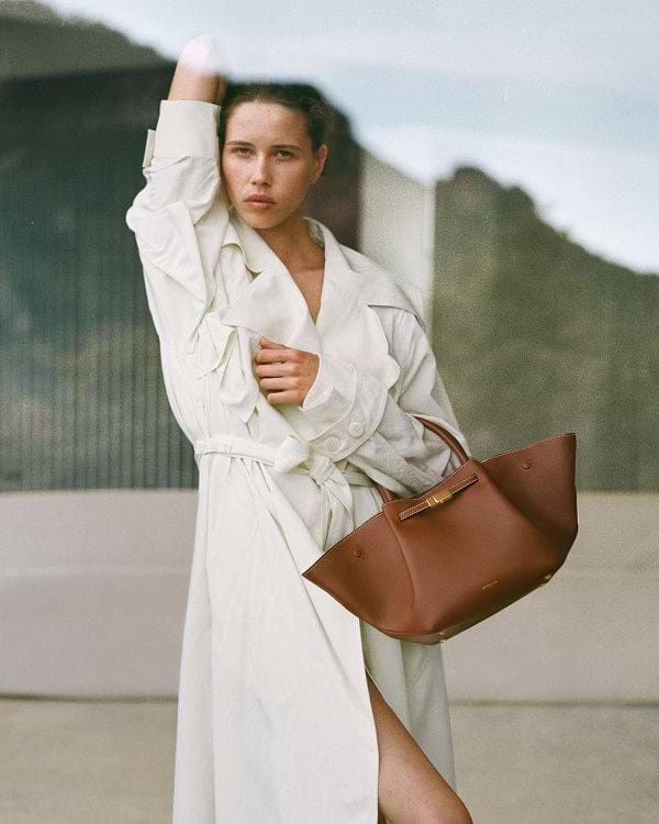 The Hudson | Mocha Suede & Mocha Smooth | DeMellier