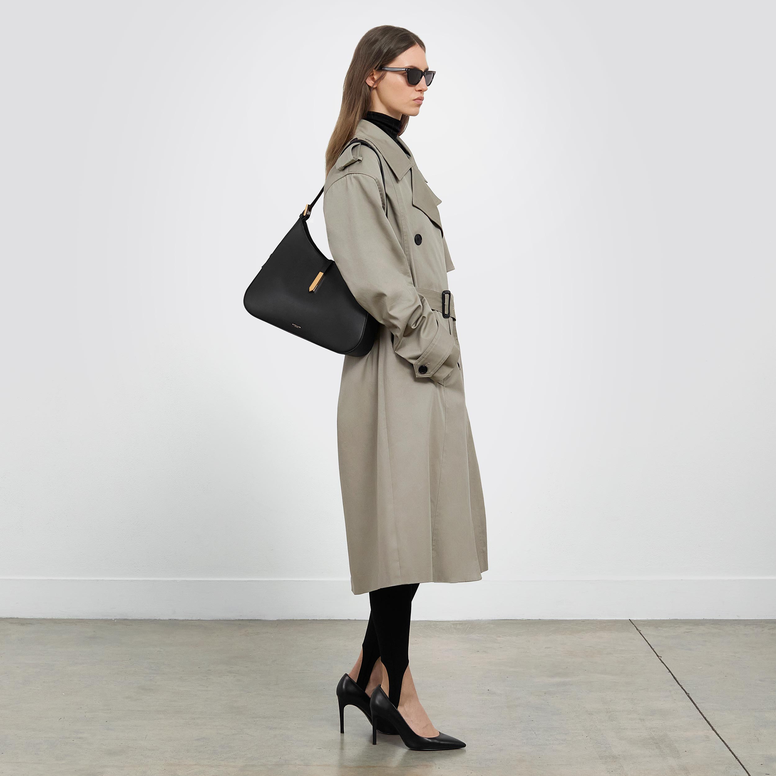 The Large Tokyo | Black Croc-Effect | DeMellier