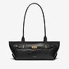 new york shoulder bag black lizard effect 1