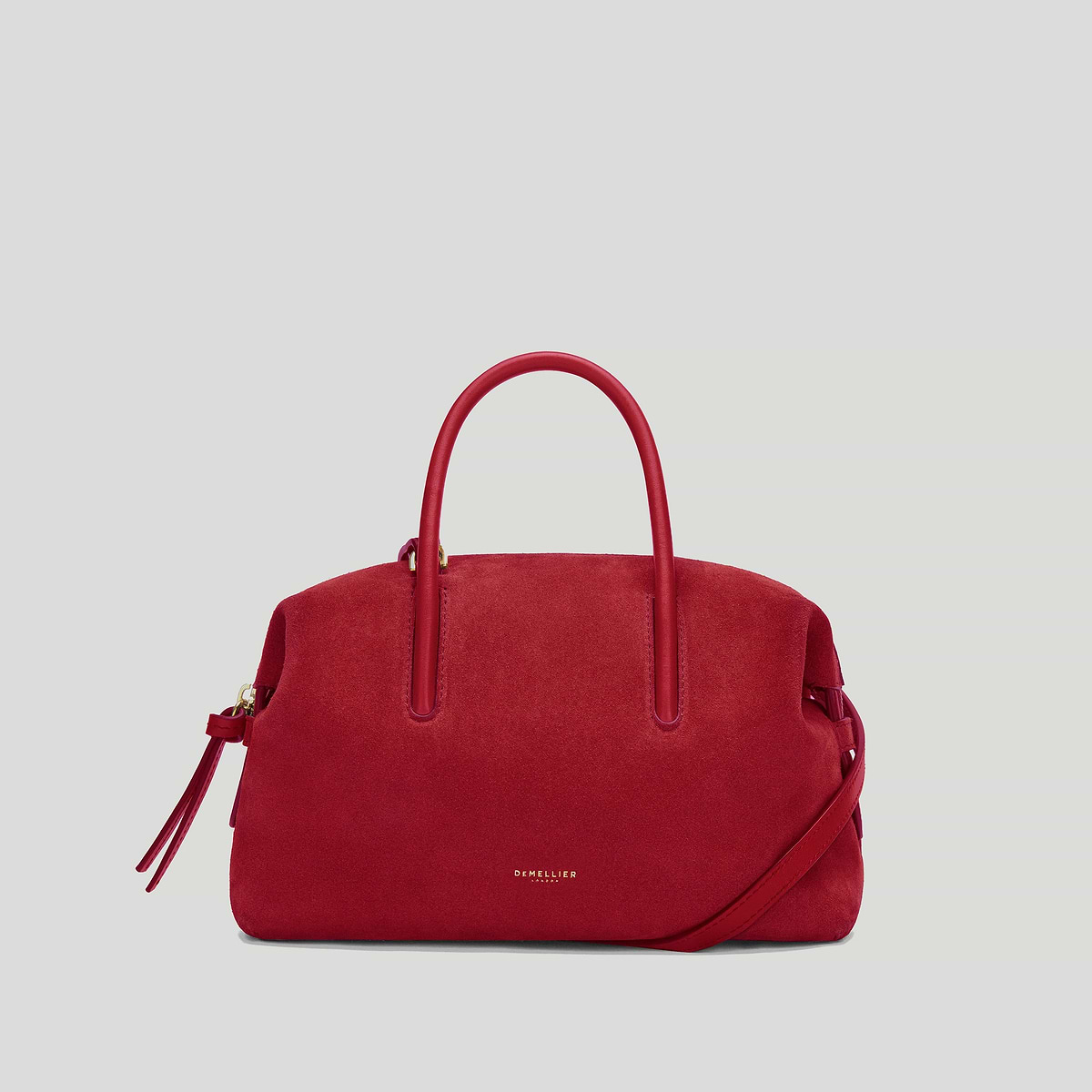 The Small Stockholm | Berry Red Suede | DeMellier