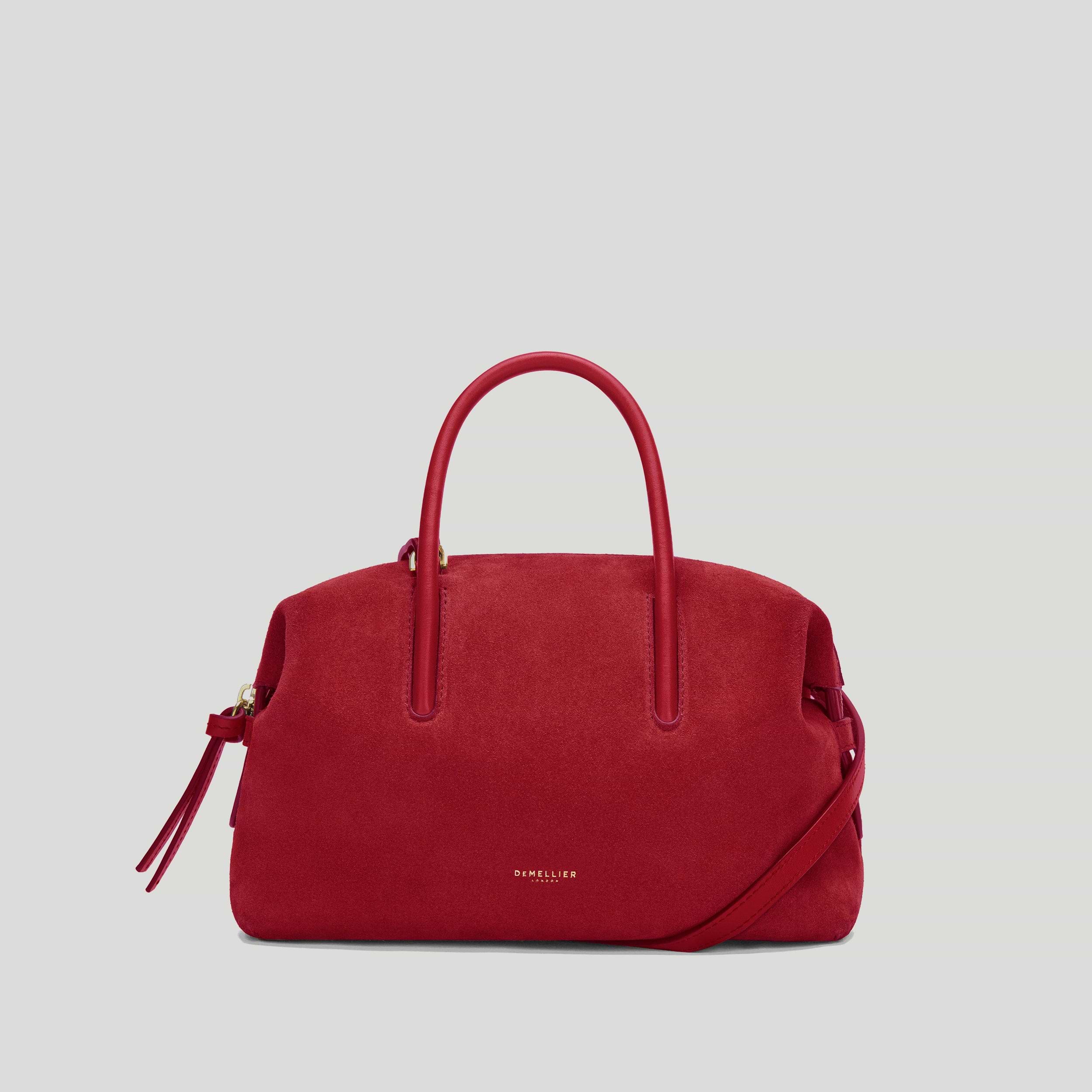The Small Stockholm | Berry Red Suede | DeMellier