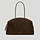 the stockholm dark mocha suede smooth tote bag 1