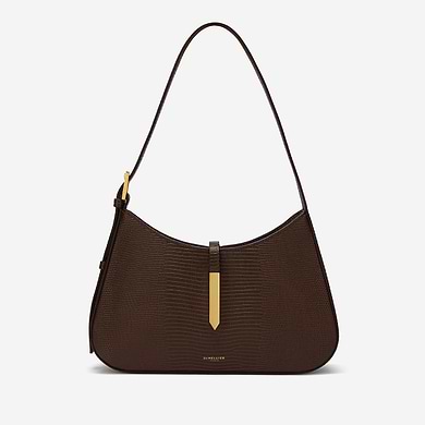 the tokyo shoulder bag espresso lizard effect 1