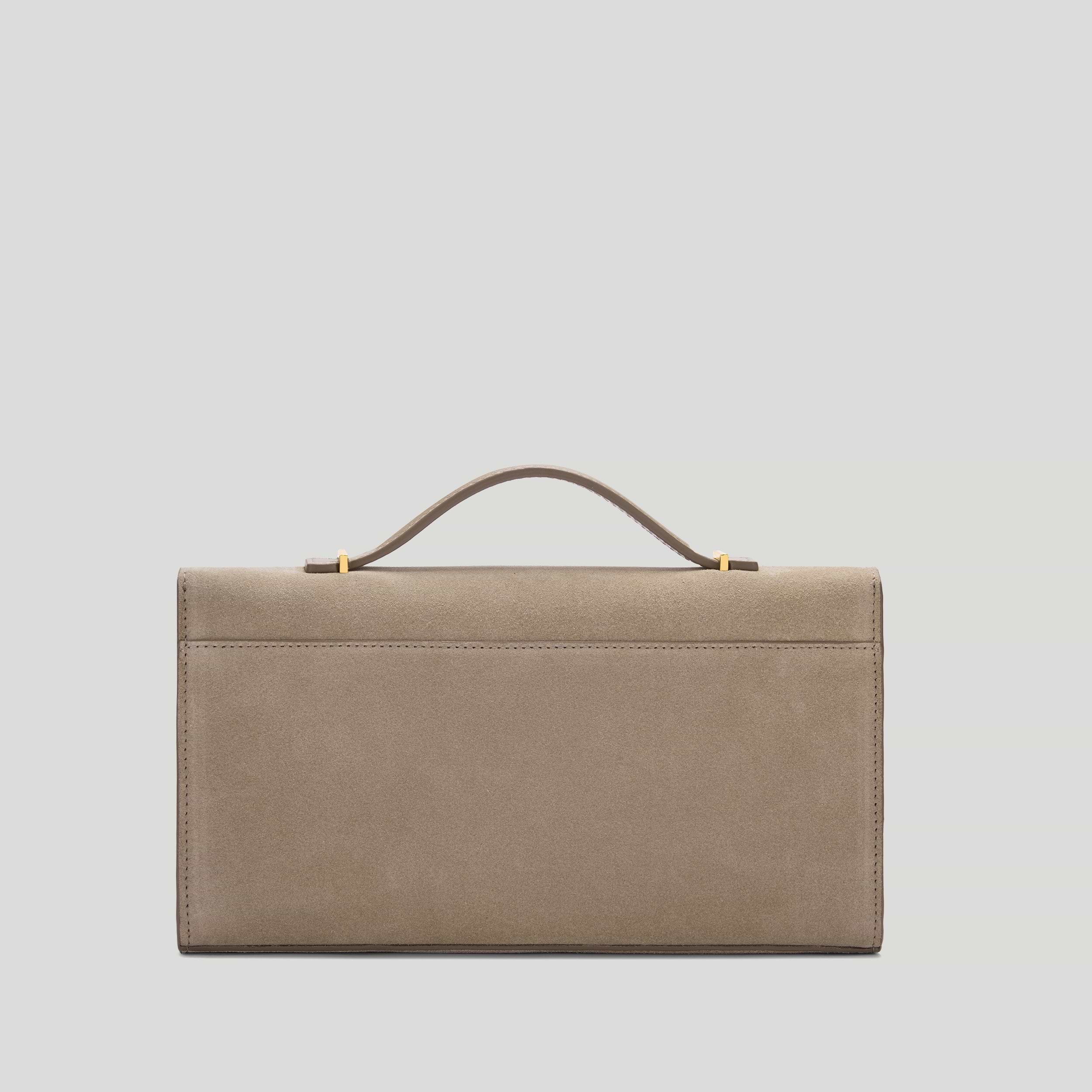 デメリエー VANCOUVER CLUTCH BAG ショルダーバッグ ベージュ The Vancouver Clutch | Light Taupe Suede | DeMellier