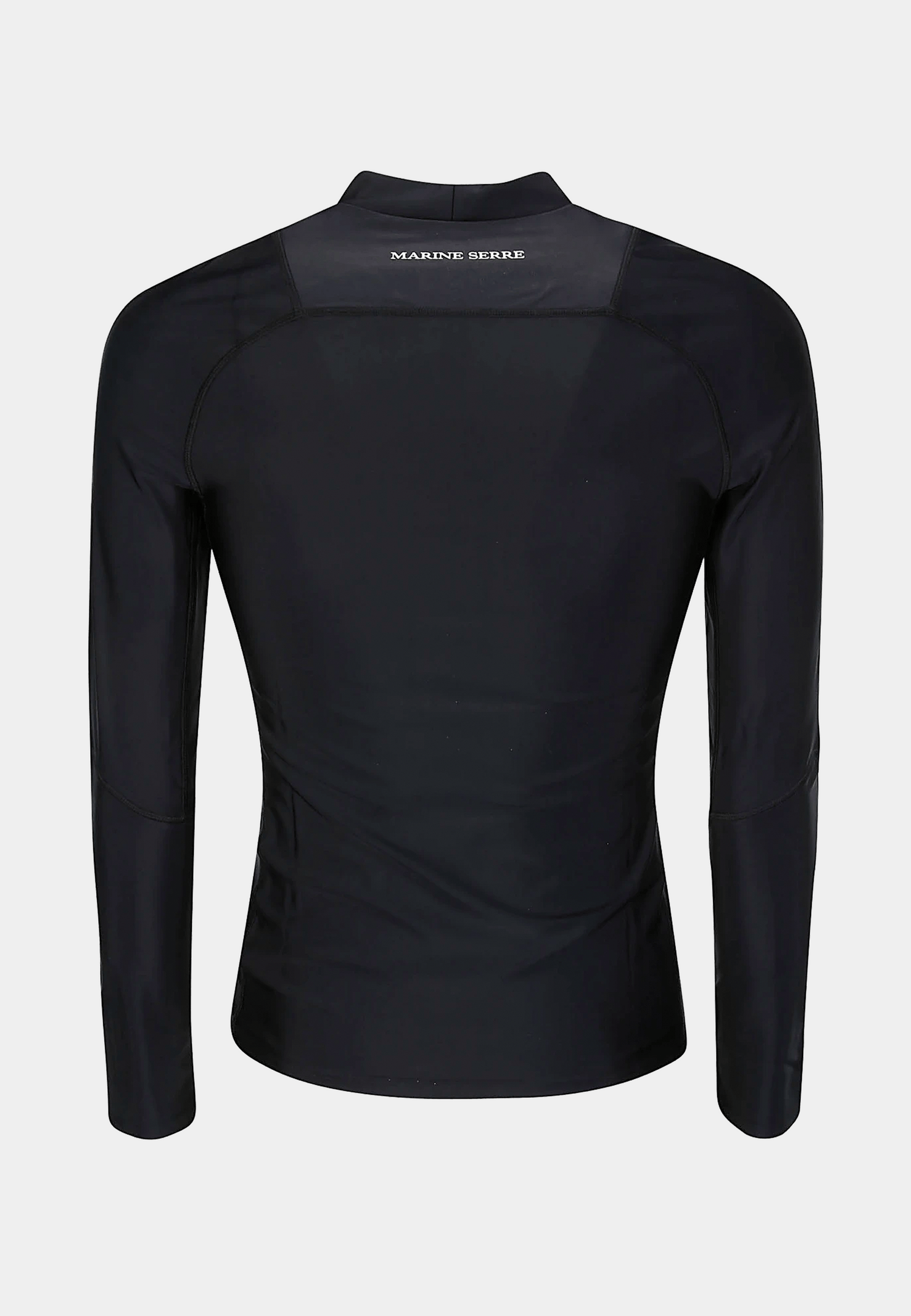 Marine Serre Active Jersey Second Skin Top Black