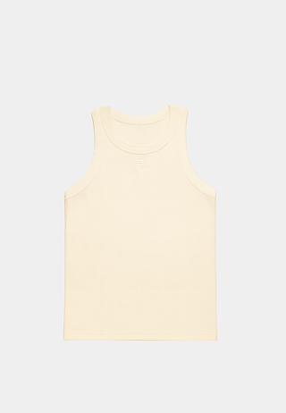 Pieces Unique The Key Tank Top Cream